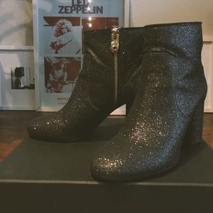 Zara Sparkle Ankle Booties